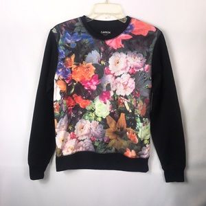 Carbon Men Floral Sweatshirt